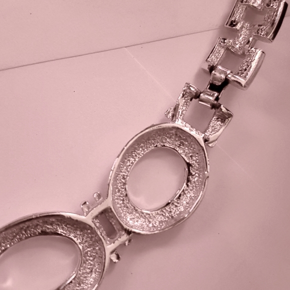 18" CHUNKY Silver-Tone Big Chain Link Choker Collar Necklace - Picture 5 of 6